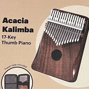 acacia swimwear 17-Key Kalimba Thumb Piano - Brown
